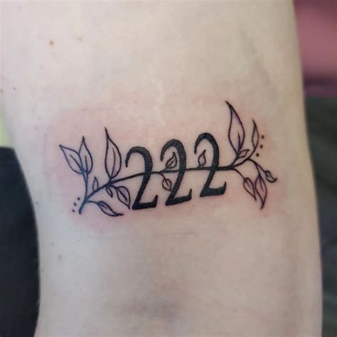 222 tattoo|70 Inspiring 222 Tattoos for Women with Meaning In 2024